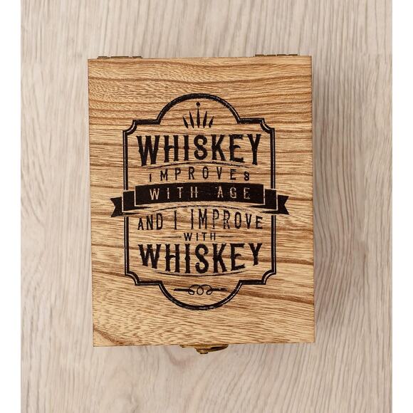 Boxer Gifts 'Improves With Age' Whiskey Tasting Set - Picture 5 of 6